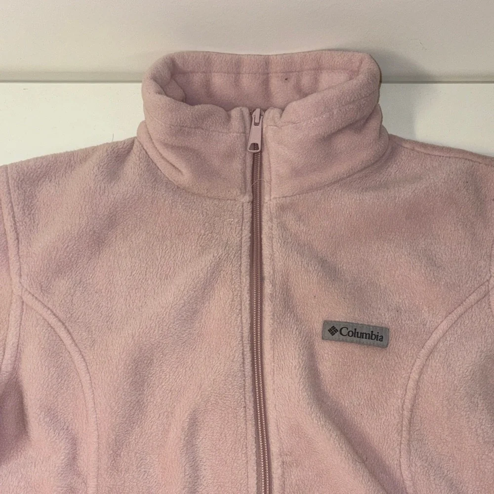 Columbia Light Pink Fleece Jacket - Picture 2 of 5